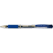 UNI-BALL Stylo bille pointe large encre gel Bleu SIGNO BROAD, corps avec grip +capuchon UNI-BALL photo du produit