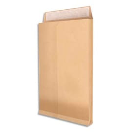 25 enveloppes kraft arme a soufflets bande adhesive 26 x 33 cm