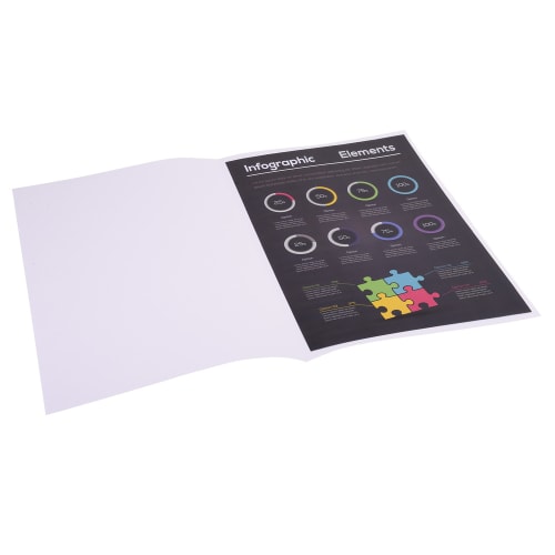 EXACOMPTA Paquet de 100 sous-chemises ROCK'S en carte 80 grammes coloris Blanc photo du produit Secondaire 2 L