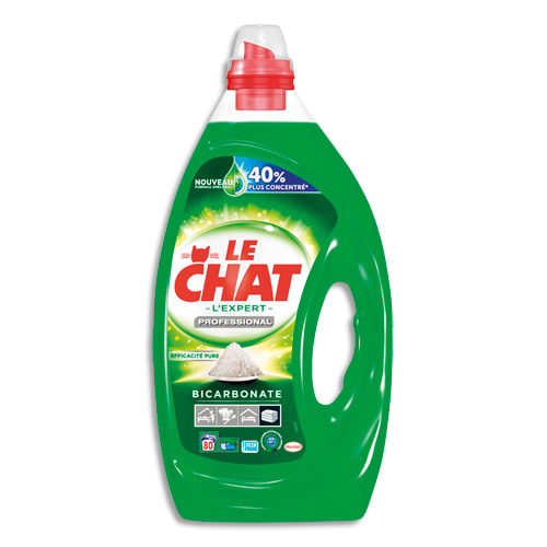 Le Chat Le Chat Bidon De 4 Litres 80 Doses De Lessive Liquide Gel Concentree A