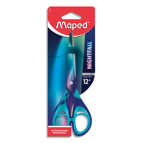 MAPED - MAPED Ciseaux 16 cm NIGHTFALL, symétriques