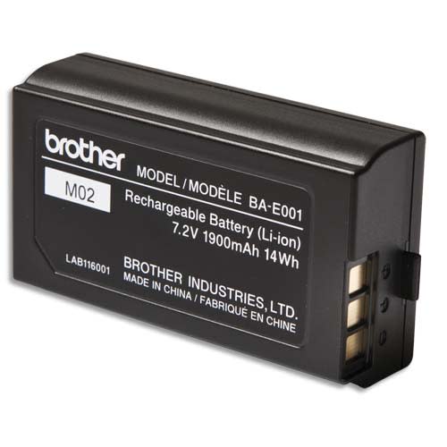 BROTHER Batterie rechargeable Li-On pour P-Touch 18 et 24mm BAE001 photo du produit Principale L