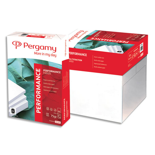 PERGAMY Ramette 500 feuilles papier extra Blanc Performance A4 75G CIE 163 photo du produit Principale L