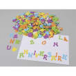 O'COLOR Sachet de 405 lettres en caoutchouc adh&eacute;sif, hauteur 3cm, 5 couleurs assorties photo du produit