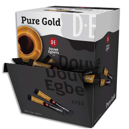 DOUWE EGBERTS Boîte de 200 sticks de café Pure Gold lyophilisé 1,5g photo du produit Principale L