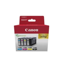 CANON Multipack 4 cartouches Jet d'encre N° 1500 / 9218B006 Noir + Cyan + Magenta + Jaune photo du produit