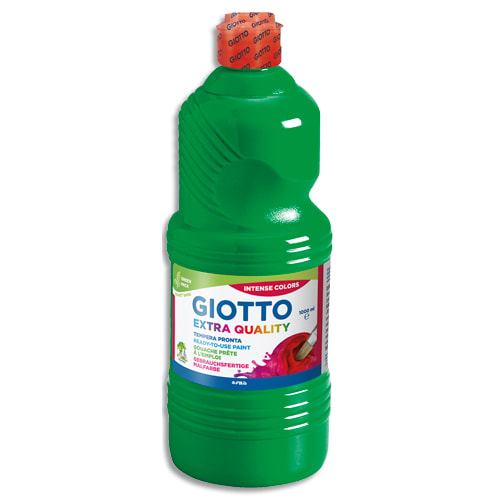 GIOTTO Flacon d'1 litre de gouache liquide de couleur Verte photo du produit Principale L