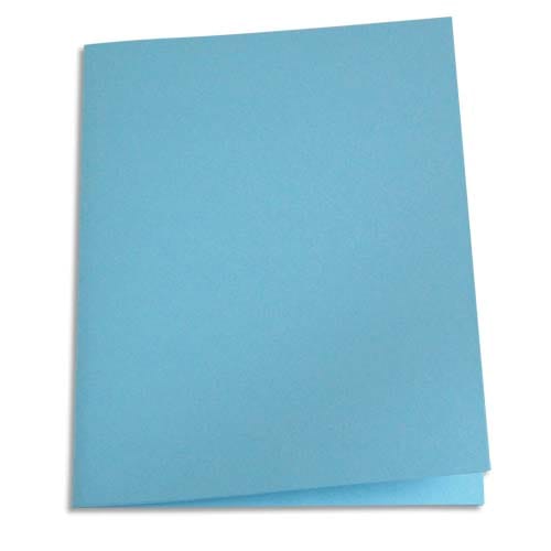 PERGAMY Paquet de 100 chemises carte 170 grammes coloris Bleu clair photo du produit Principale L