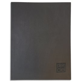 PLEIN CIEL Agenda semainier, Janvier à Décembre 2024 - format : 16 x 24 cm, couv simili cuir Noir photo du produit