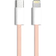 APM C&acirc;ble usb-c / lightning mfi, colors nylon, rose, 1m 600410 photo du produit