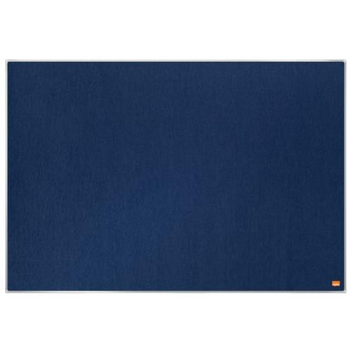 NOBO Tableau d'affichage en feutre avec un cadre fin, 900 x 600 mm. Coloris Bleu. Garantie 10 ans photo du produit Principale L