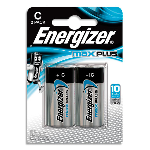ENERGIZER Pile Max Plus C E93, pack de 2 piles photo du produit