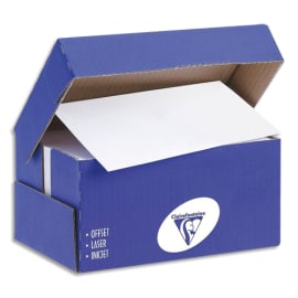 CLAIREFONTAINE Boîte de 250 enveloppes auto-adhésives 90g DL 110x220mm PAP DE photo du produit