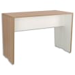 GAUTIER OFFICE Table haute connectée Yes Merisier, avec top access et 2 boîtiers L160 x H105 x P80 cm photo du produit