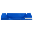 EXACOMPTA Corbeille à courrier Iderama. Coloris Bleu glossy. Dim. L34,7 x H6,5 x P25,5 cm photo du produit Secondaire 1 S