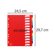 EXACOMPTA Jeu de 12 intercalaires polypro 3.5/10è format maxi A4+ photo du produit Secondaire 2 S