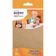 AVERY Sachet de 18 étiquettes ovales kraft brun 9x4cm. A personnaliser photo du produit