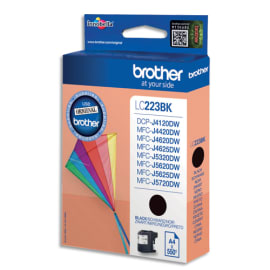 BROTHER Cartouche Jet d'encre Noire LC223BK photo du produit