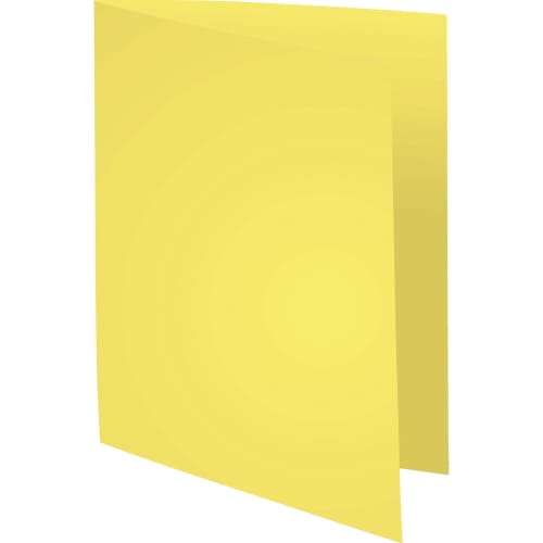 EXACOMPTA Paquet de 100 chemises FOREVER en carte recyclée 220g. Coloris Jaune photo du produit Secondaire 1 L