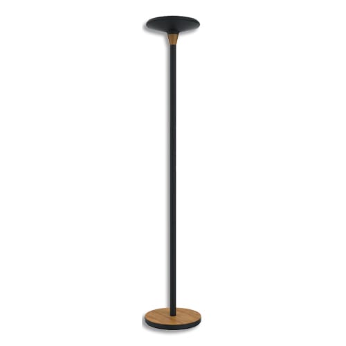 Lampadaire design noir avec LED avec variateur tactile - PALKA