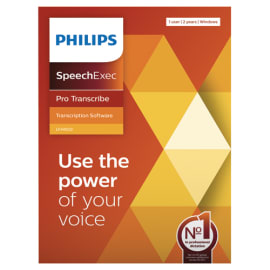 PHILIPS Logiciel SpeechExec Pro Transcribe 11 - clé de licence physique pour 2 ans LFH4522/00 photo du produit