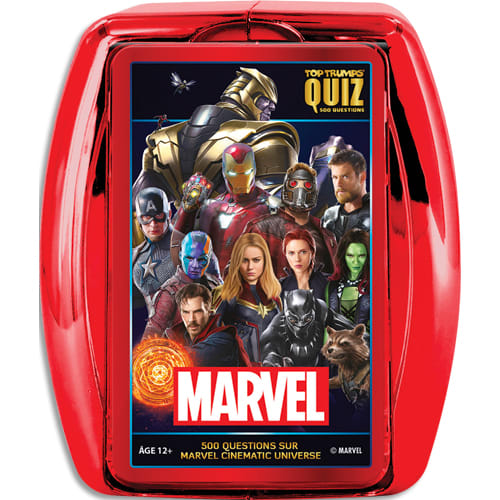 WINNING MOVES Jeu de société Quiz Marvel - En famille ou entre amis, avec 500 questions illustrées photo du produit Principale L