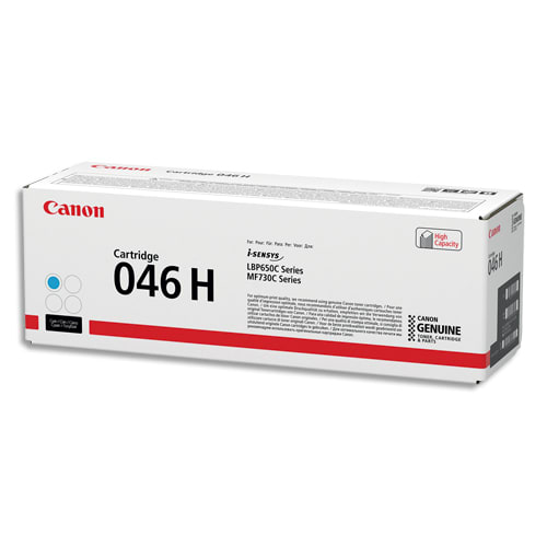 CANON Cartouche Laser 046H Cyan 1253C002 photo du produit Principale L