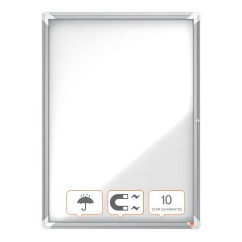 NOBO Vitrine d'affichage extérieure magnétique Premium Plus, fermeture à clé, capacité 9 feuilles, A4 photo du produit Secondaire 3 L