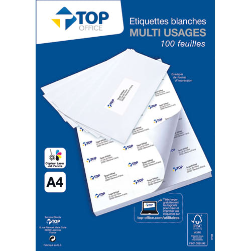 Cube publicitaire 10 x 10 cm 800 feuilles blanches