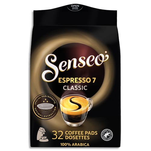 SENSEO Paquet de 32 dosettes de café moulu Classic. photo du produit Principale L