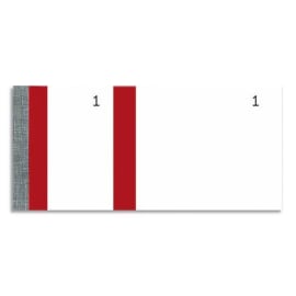 EXACOMPTA Bloc vendeur 100 feuillets 60x135 mm Rouge photo du produit