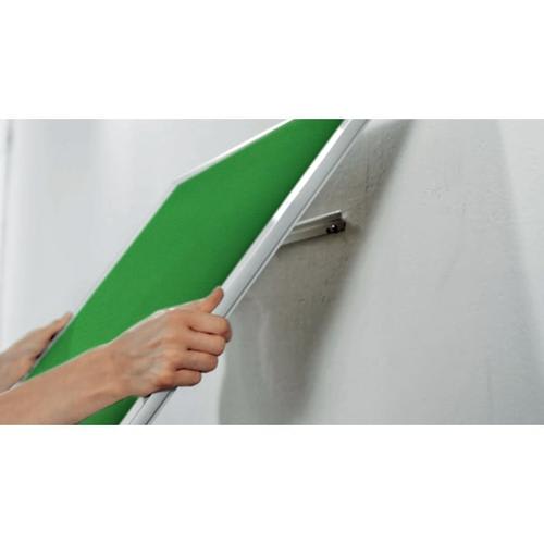 NOBO Tableau d'affichage Widescreen en feutre Impression Pro - 1550 x 870 mm - vert - 1915427 photo du produit Secondaire 2 L