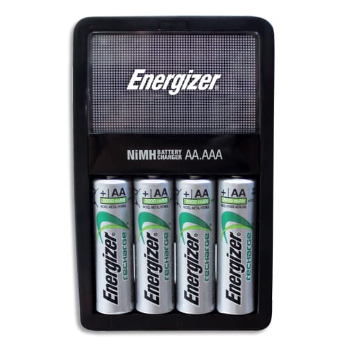 ENERGIZER Chargeur 1h 4 piles AA 2300 mAh