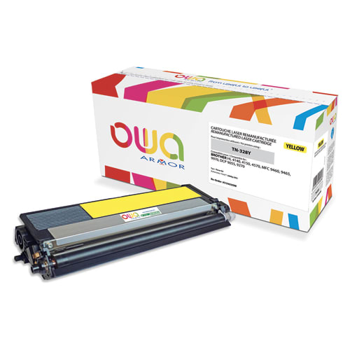 OWA Toner compatible pour BROTHER Jaune TN-328Y K15453OW photo du produit Principale L