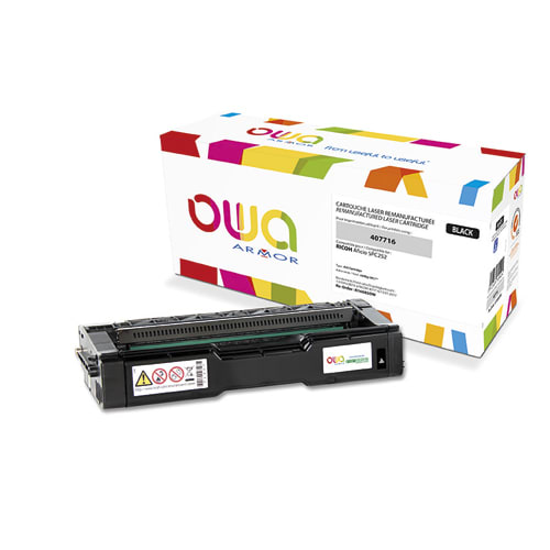 OWA Cartouche compatible Laser Noir RICOH 407716 K16085OW photo du produit Principale L