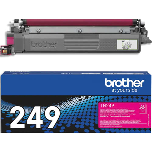 BROTHER Cartouche Laser TN-249 Très haute capacité (4000 pages) Magenta TN249M photo du produit Principale L