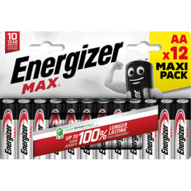 ENERGIZER Blister de 12 piles AA LR06 Max 7638900437782 photo du produit