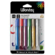 WONDAY Boîte de 6 tubes gel pailette couleurs vives et lumineuses photo du produit