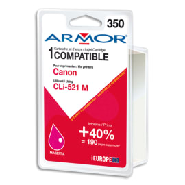 ARMOR Cartouche compatible Jet d'encre Magenta CANON CLi-521 B12467R1 photo du produit