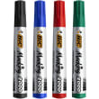 BIC Marking 2000 ECOlutions Marqueurs Permanents à Pointe Conique Moyenne - Couleurs Assorties x4 photo du produit Secondaire 1 S