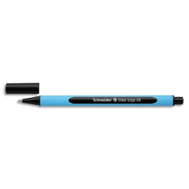 SCHNEIDER Stylo bille à capuchon, pointe large, corps triangulaire caoutchouc, encre Noire infalsifiable. photo du produit