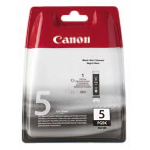 CANON Cartouche Jet d'encre Noir PGI5BK photo du produit Principale L