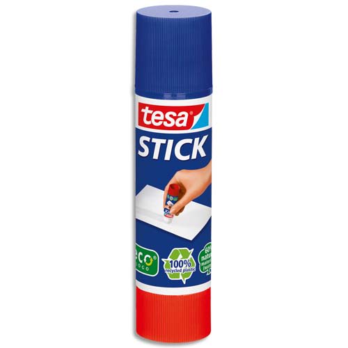 TESA Easy stick ecologo bâton de colle forme ronde recyclé 20G photo du produit Principale L