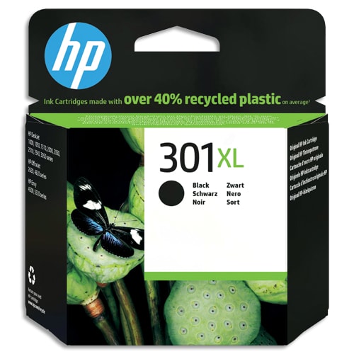 HP 301XL Cartouche d'Encre Noire grande capacité Authentique (CH563EE) ≡  CALIPAGE