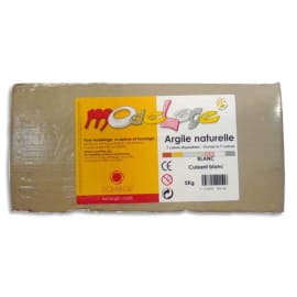 SOLARGIL Argile Naturelle de modelage/ Pain de 5 kg Blanc photo du produit