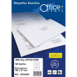 OFFICE STAR Boîte de 2400 étiquettes multi-usage Blanches 70X37mm OS43474 photo du produit