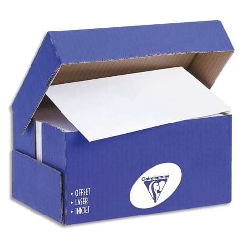 CLAIREFONTAINE Boîte de 250 enveloppes auto-adhésives 90g DL 110x220mm PAP DE photo du produit Principale L