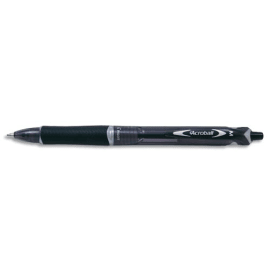 PILOT Stylo bille Acroball Clip plastique, pointe moyenne, coloris Noir photo du produit