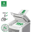 LEITZ Destructeur de documents IQ Auto+ Office 150 P-4 coupe croisée, 4x30mm, 150 feuilles, 44 L 80130000 photo du produit Secondaire 1 S