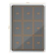 NOBO Vitrine d'affichage porte battante Premium Plus - feutre gris - 9 x A4 - 1915330 photo du produit Secondaire 2 S